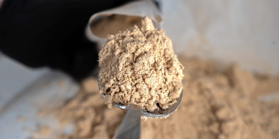 Loading bubble hash into a press bag